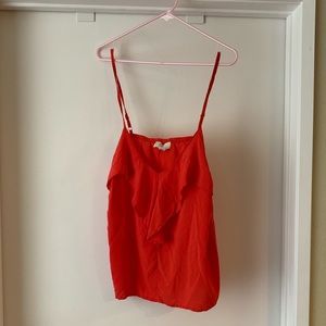 Red top with thin straps